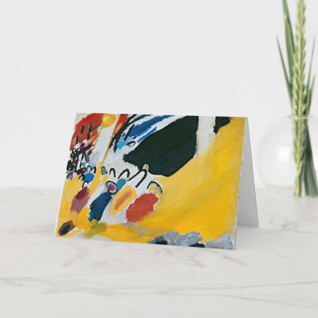 Impression III (Concert) by Wassily Kandinsky Card (Front)
