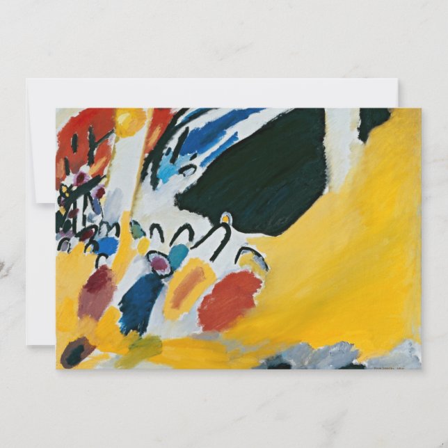 Impression III (Concert) by Wassily Kandinsky Invitation (Front)