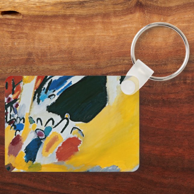 Impression III (Concert) by Wassily Kandinsky Keychain (Front)