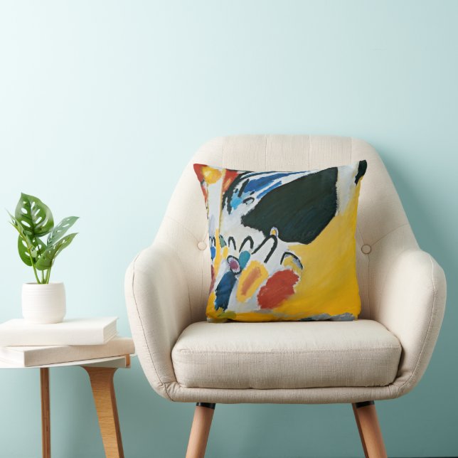 Impression III (Concert) by Wassily Kandinsky Throw Pillow (Chair)