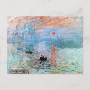 Impression, Sunrise by Claude Monet Postcard