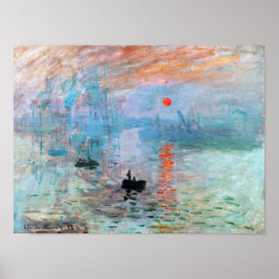 Impression, Sunrise by Claude Monet Poster