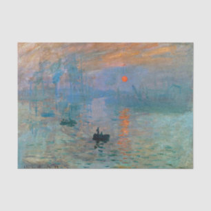 Impression Sunrise by Claude Monet Tissue Paper