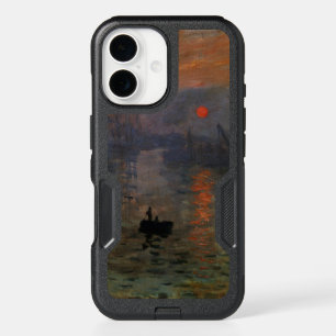Impression Sunrise by Claude Monet, Vintage Art iPhone 16 Case