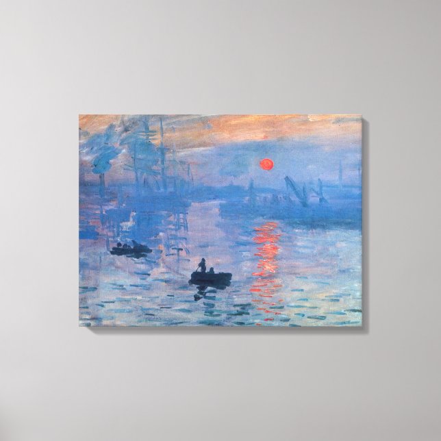 Impression Sunrise Canvas Print (Front)