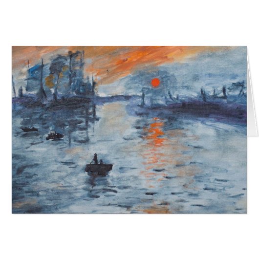 Impression, Sunrise Cards (Front Horizontal)