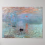 Impression, Sunrise, Claude Monet, 1872 Poster