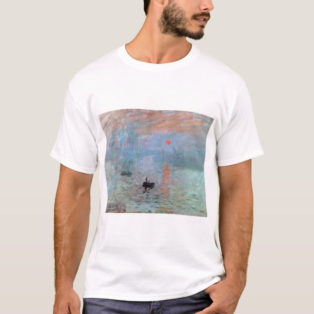 Impression, Sunrise, Claude Monet, 1872 T-Shirt (Front)
