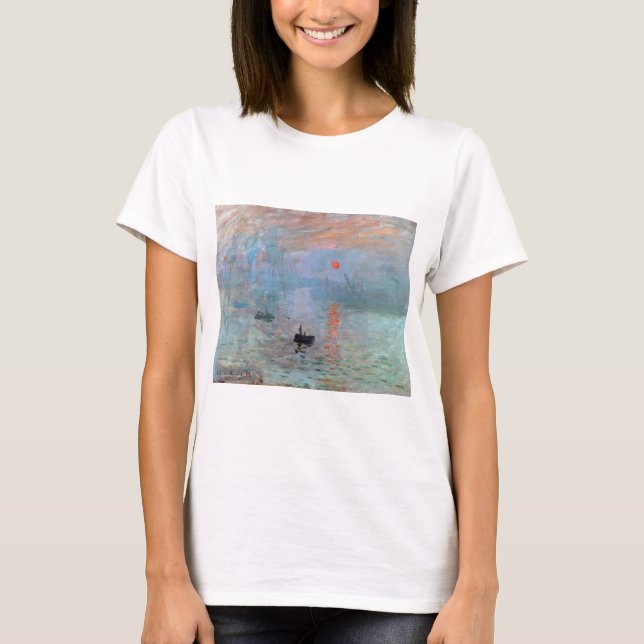 Impression, Sunrise, Claude Monet, 1872 T-Shirt (Front)