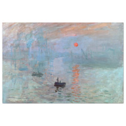 Impression, Sunrise, Claude Monet, 1872 Tissue Paper