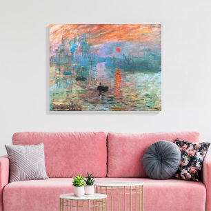 Impression, Sunrise Claude Monet Canvas Print
