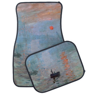 Impression, Sunrise, Claude Monet Car Floor Mat