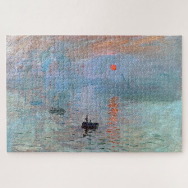 Impression, Sunrise, Claude Monet Jigsaw Puzzle (Horizontal)