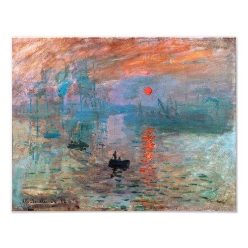 Impression Sunrise  Claude Monet  Photo Print