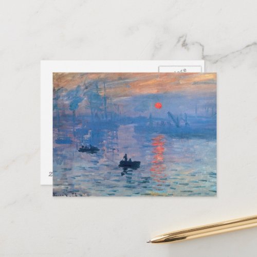 Impression Sunrise Postcard