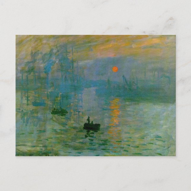 Impression, Sunrise Postcard (Front)