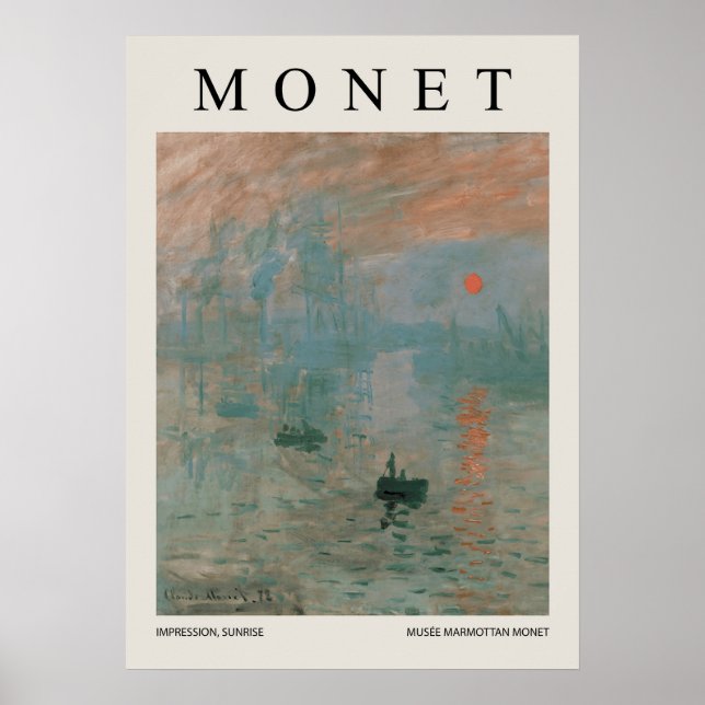 Impression Sunrise Poster (Front)