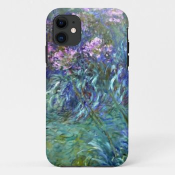 Impressionism Agapanthus Flowers By Monet Iphone 11 Case by monetart at Zazzle