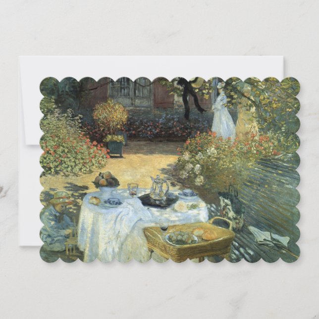 Impressionism Art Afteroon Tea Party Bridal Shower Invitation (Front)