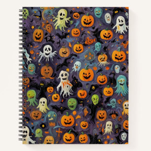 Impressionism Ghosts Melting Bullet Notebook