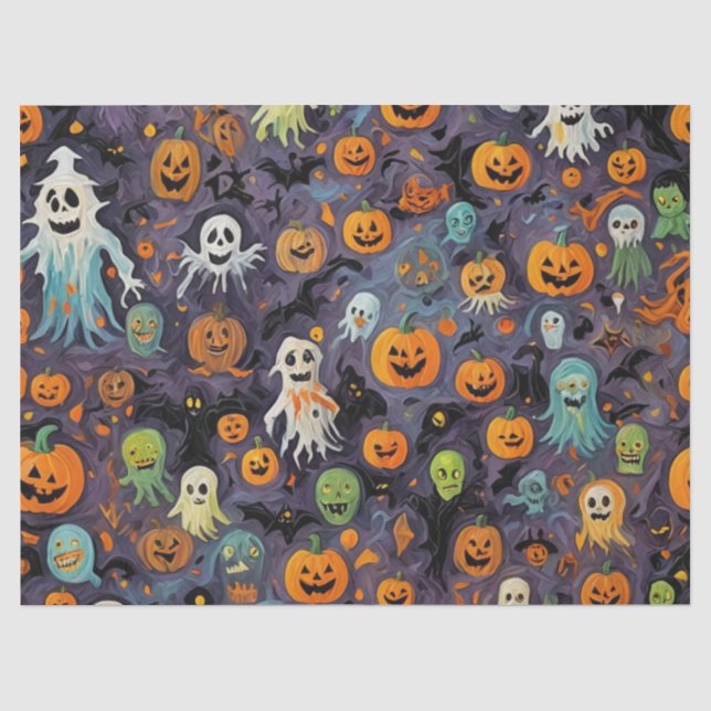 Impressionism Melting Ghosts Tissue Paper (Front)