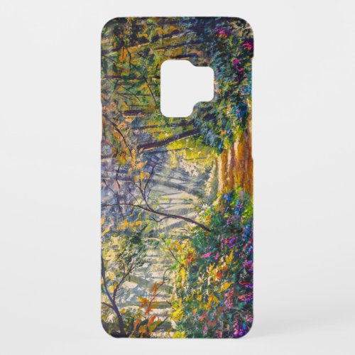 Impressionism Path Sunny Forest Watercolor Case_Mate Samsung Galaxy S9 Case