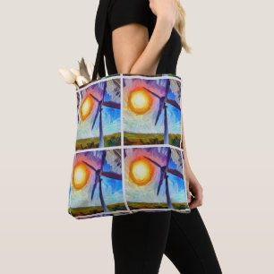 Impressionism Solar and Wind Power Tote Bag