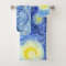 Impressionism Van Gogh Starry Night Bath Towel Set