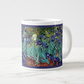 Impressionism Van Goghs Irises Large Jumbo Mug by farmer77 at Zazzle