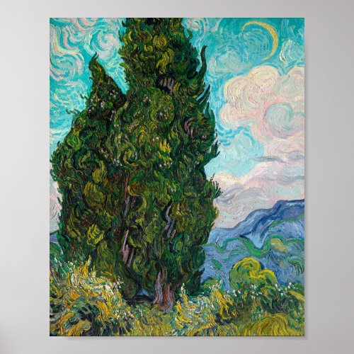Impressionism Vincent Van Gogh Famous Visual Arts  Poster