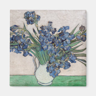 Impressionism Vincent Van Gogh Irises Famous Visua Magnet