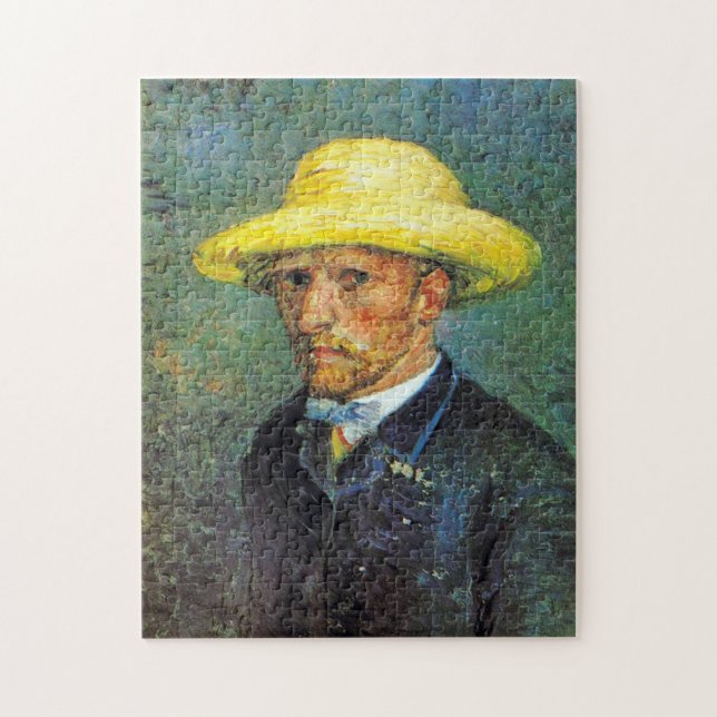 Impressionism Vincent Van Gogh Self Portrait Compl Jigsaw Puzzle (Vertical)