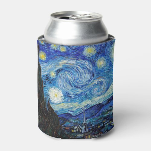 Impressionism Vincent Van Gogh Starry Starry Night Can Cooler