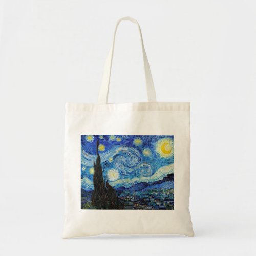 Impressionism Vincent Van Gogh Starry Starry Night Tote Bag