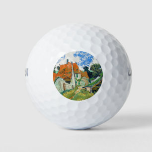 Impressionism Vincent Van Gogh Street in Auvers Golf Balls