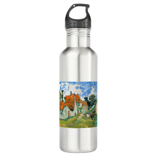 Impressionism Vincent Van Gogh Street in Auvers Stainless Steel Water Bottle
