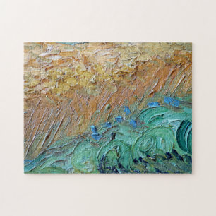 Impressionism Vincent Van Gogh Wheat Field with Jigsaw Puzzle