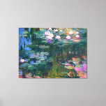 Impressionism Water Lilies Flower Painting Canvas Print at Zazzle
