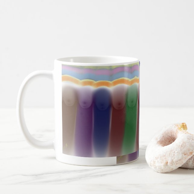 Impressionist Art Coffee Mug (With Donut)