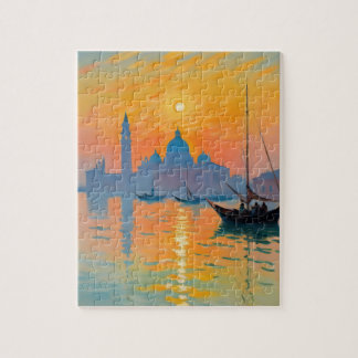 Impressionist Art: San Giorgio Maggiore at Sunrise Jigsaw Puzzle
