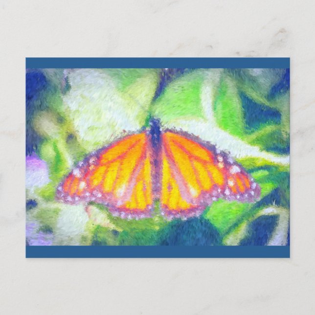 Impressionist Butterfly Postcard (Front)