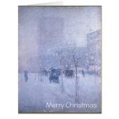 Impressionist Christmas Big Greeting Card (Front)