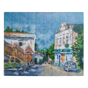 Impressionist Cityscape Jigsaw Puzzle Fine Art E