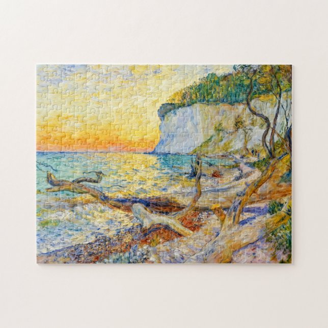 Impressionist Cliffs on Ruegen Island with Baltic  Jigsaw Puzzle (Horizontal)