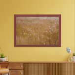 Impressionist Cotton Grass Framed Art