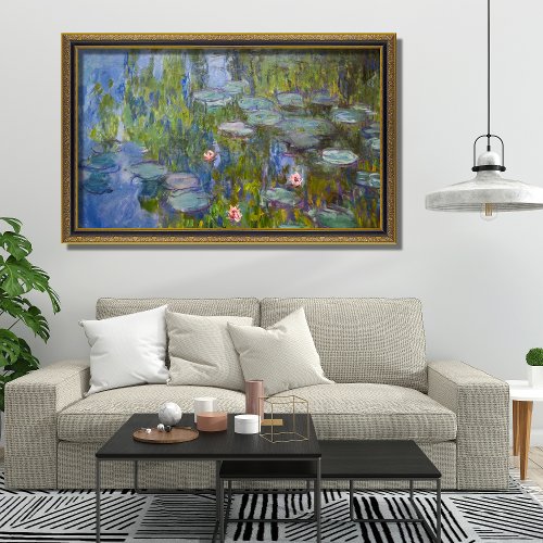 Impressionist Elegance Claude Monet Water Lilies Poster