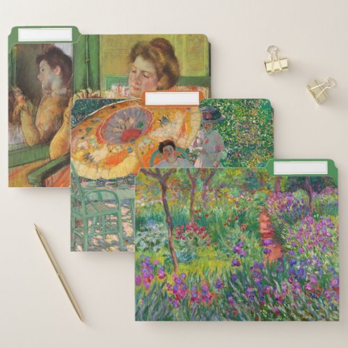 Impressionist File Folders