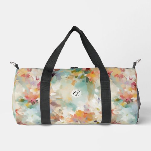 Impressionist Floral Print Cut Sew Bag
