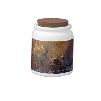 Impressionist Floral Still Life - Vincent van Gogh Candy Jar