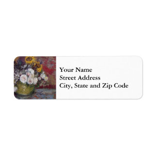 Impressionist Floral Still Life - Vincent van Gogh Label